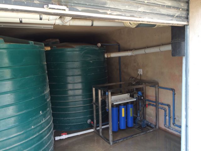 SH RWH system seen from outside