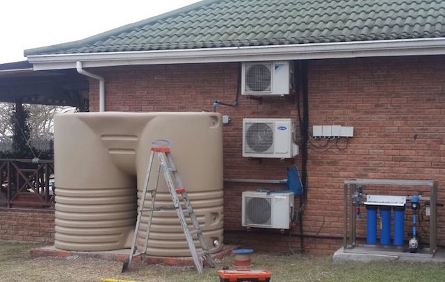 Raincell Rainwater system with water purification unit